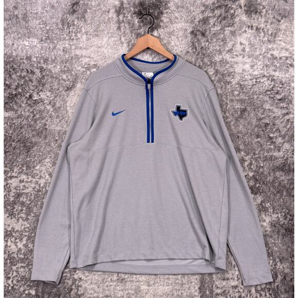 Nike Sweatshirt XL Mens Dallas Mavericks City Edition 1/2 Zip Pullover - Picture 1 of 8